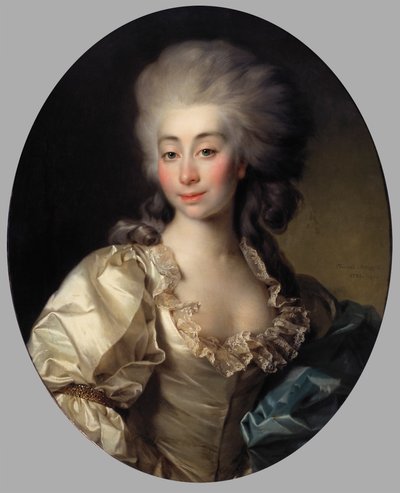 Portrait of Countess Ursula Mniszech by Dmitry Levitzky